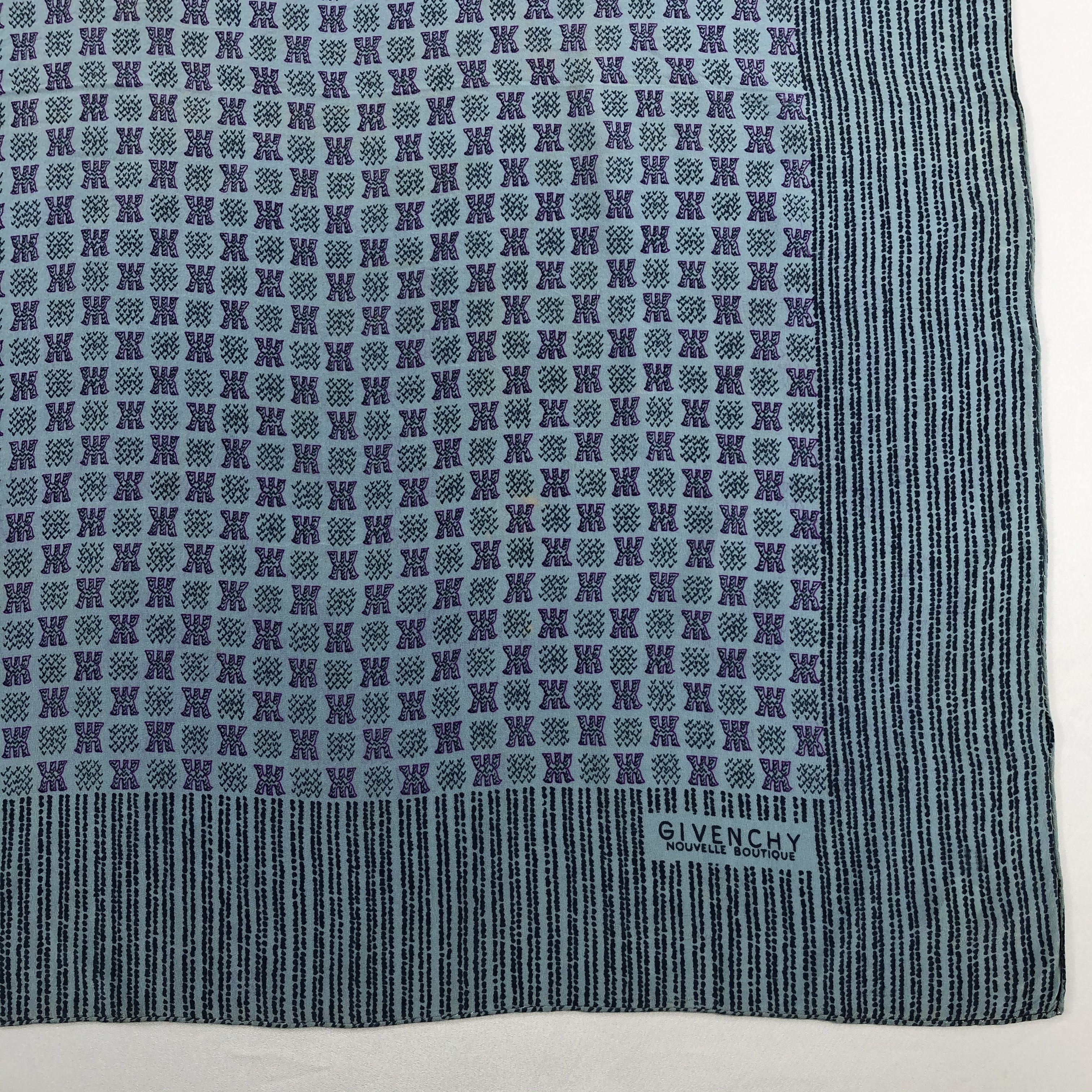 Vintage Vintage Givenchy Silk Scarf Size ONE SIZE - 4 Thumbnail