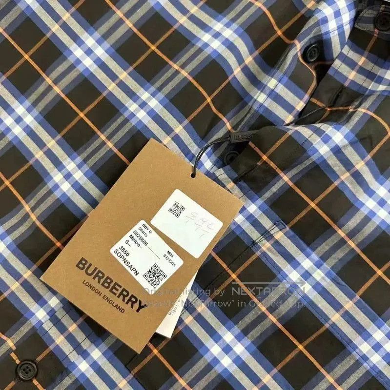 Burberry Burberry Short Sleeve Checkered Cotton Shirt. Size US S / EU 44-46 / 1 - 3 Thumbnail