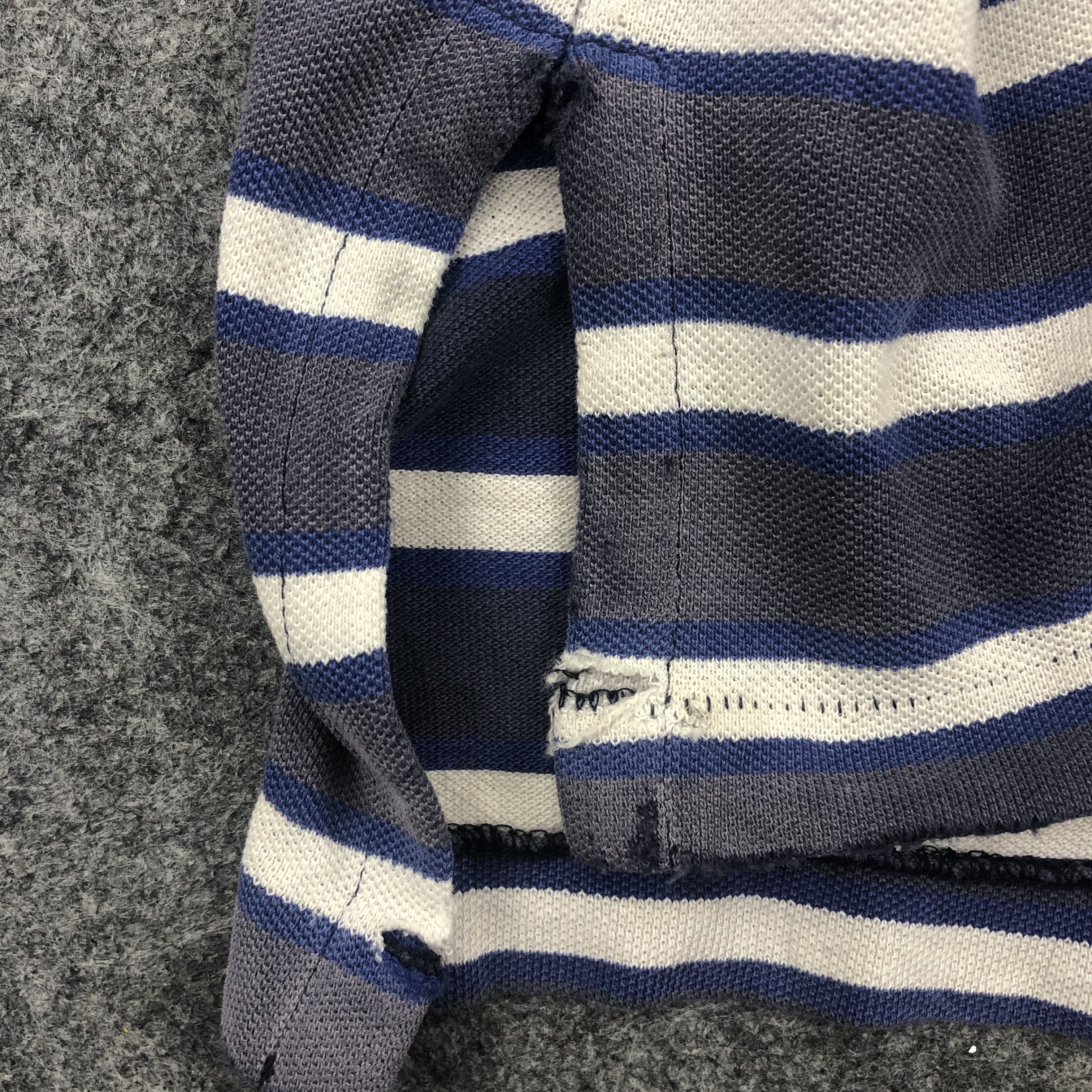 Polo Ralph Lauren Vintage Polo Sport Stripe Button Tshirt - H057 Size US L / EU 52-54 / 3 - 5 Thumbnail