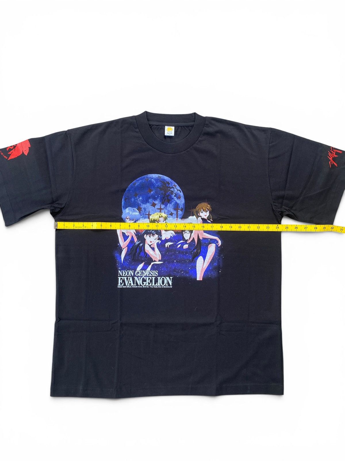 Japanese Brand Rare Evangelion Waifu Anime Shirt Neon Genesis Graphic Tee Size US XL / EU 56 / 4 - 12 Thumbnail