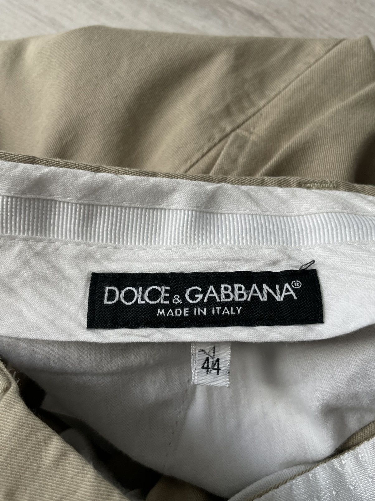 Dolce & Gabbana Dolce & Gabbana Beige Pants Bee Luxury RARE Size 27" / US 4 / IT 40 - 6 Thumbnail