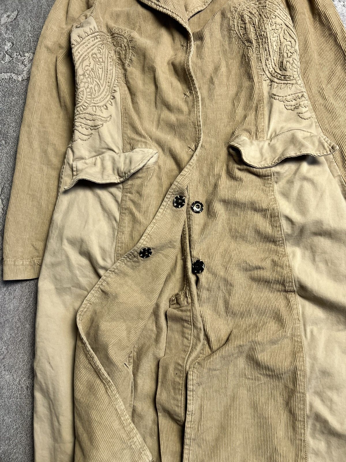 Transit Transit Par Such Beige Long Sleeve Snap Coat Long Cardigan Size XS / US 0-2 / IT 36-38 - 5 Thumbnail