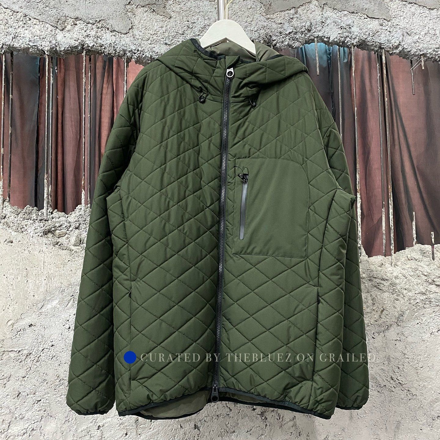 Loro Piana Green Quilted Hooded Jacket Size M Size US M / EU 48-50 / 2 - 1 Thumbnail