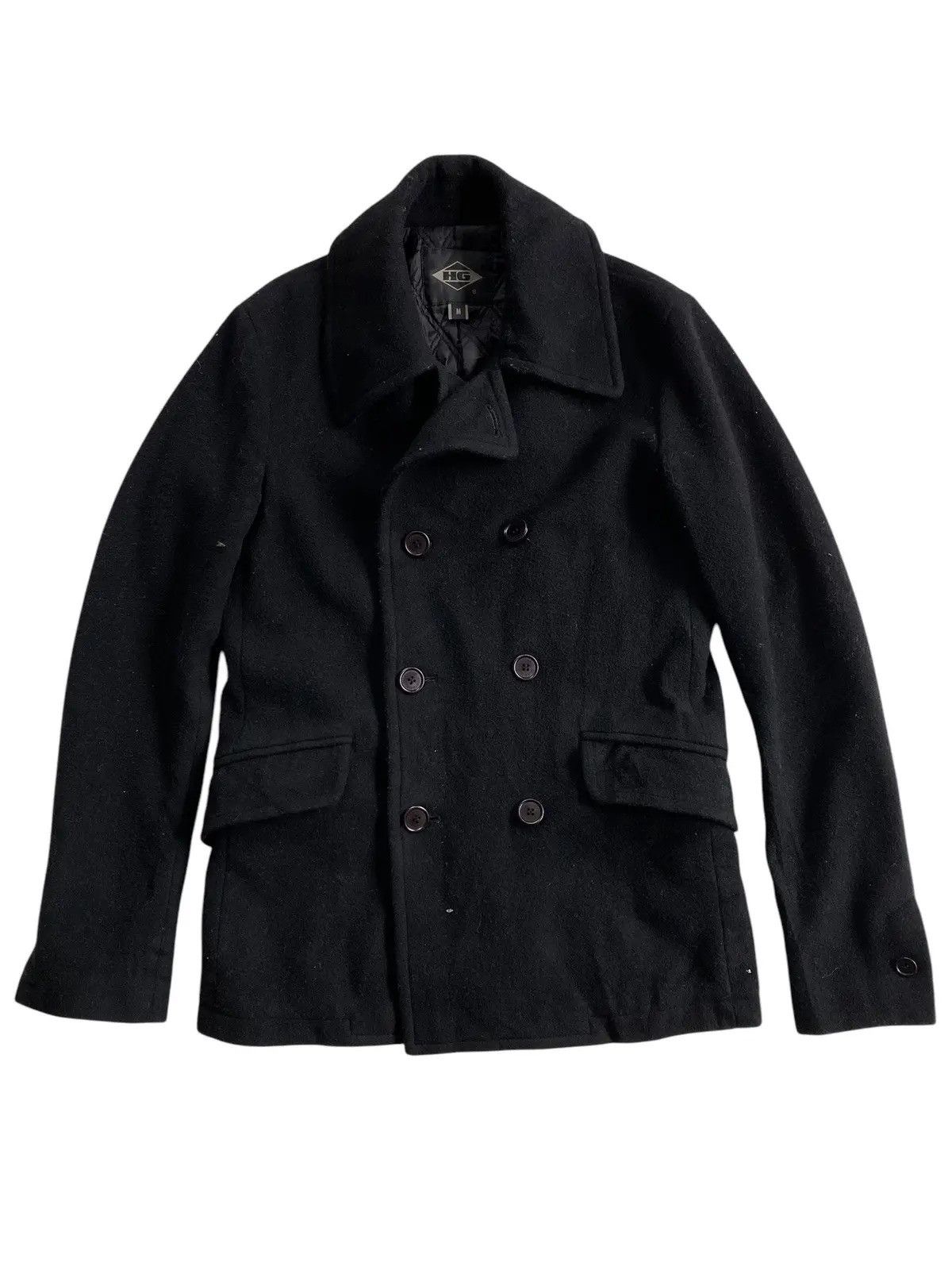 Hysteric Glamour Hysteric Glamour Black Wool – Double-Breasted Outerwear Size US M / EU 48-50 / 2 - 1 Thumbnail