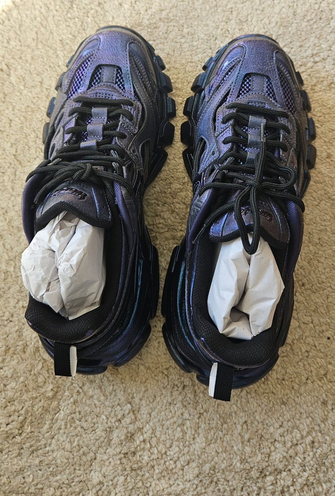 Balenciaga Balenciaga track 2 Metallic purple Size US 10 / IT 40 - 2 Thumbnail