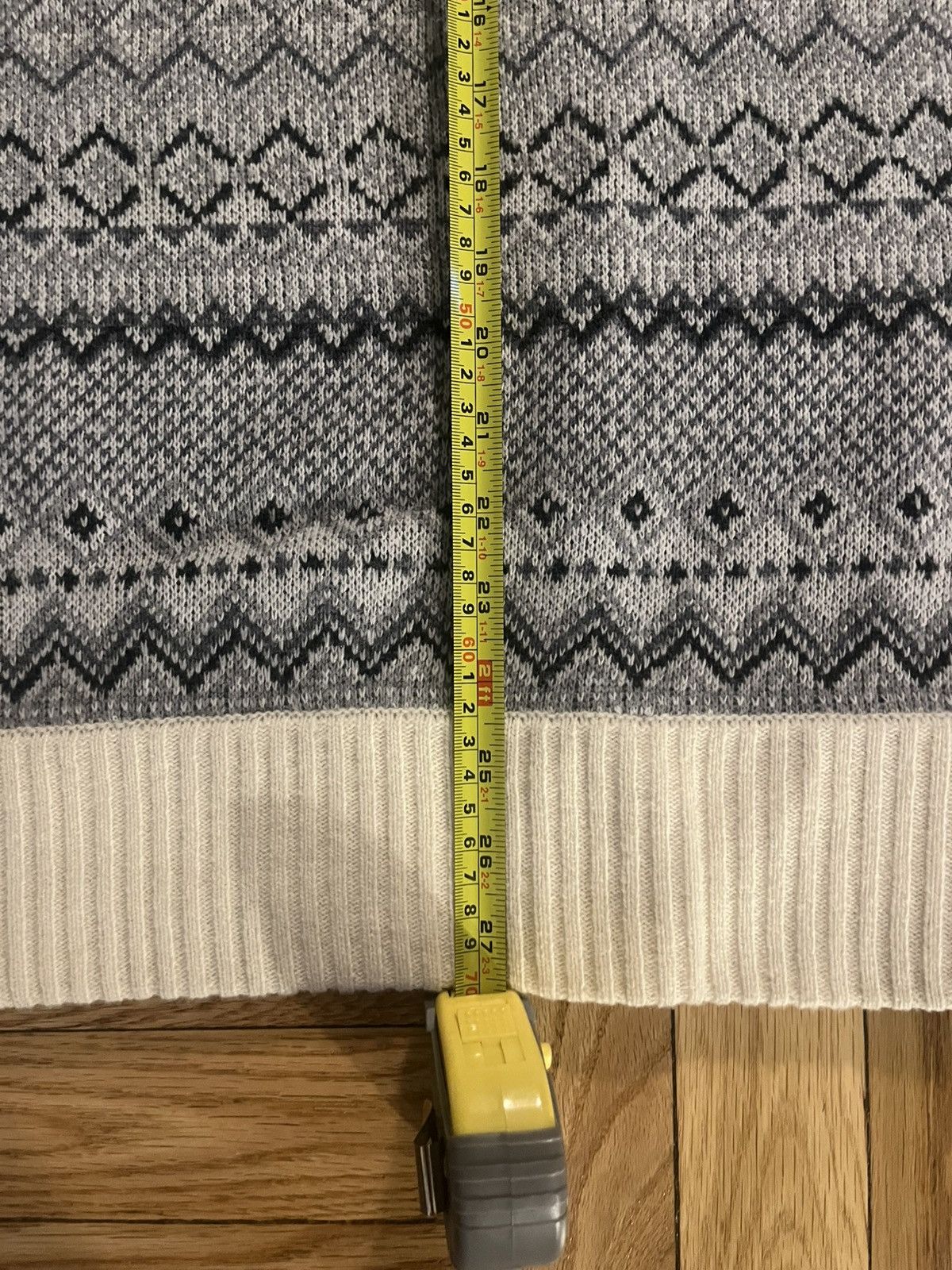 Aime Leon Dore Aime Leon Dore Grey Fair Isle Sweater Size US M / EU 48-50 / 2 - 6 Thumbnail