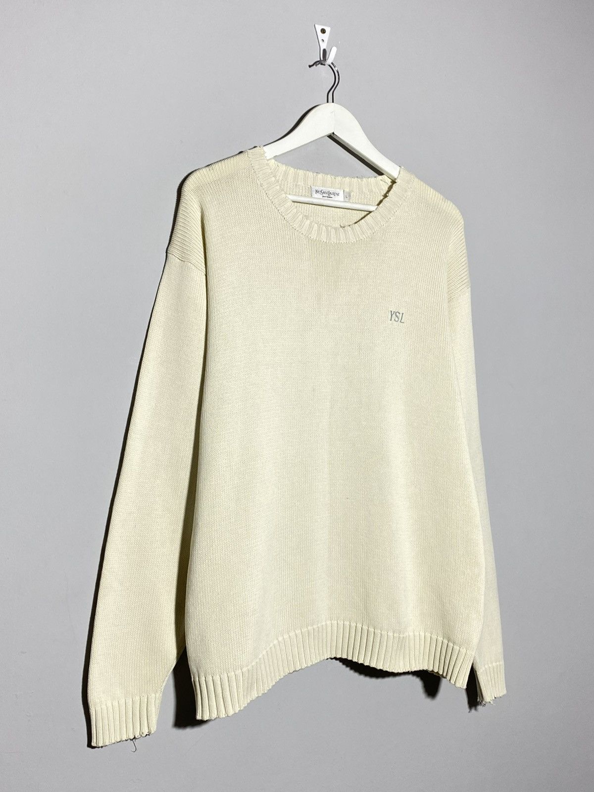 Yves Saint Laurent Vintage YSL Yves Saint Laurent Knit Sweater Size US L / EU 52-54 / 3 - 4 Thumbnail