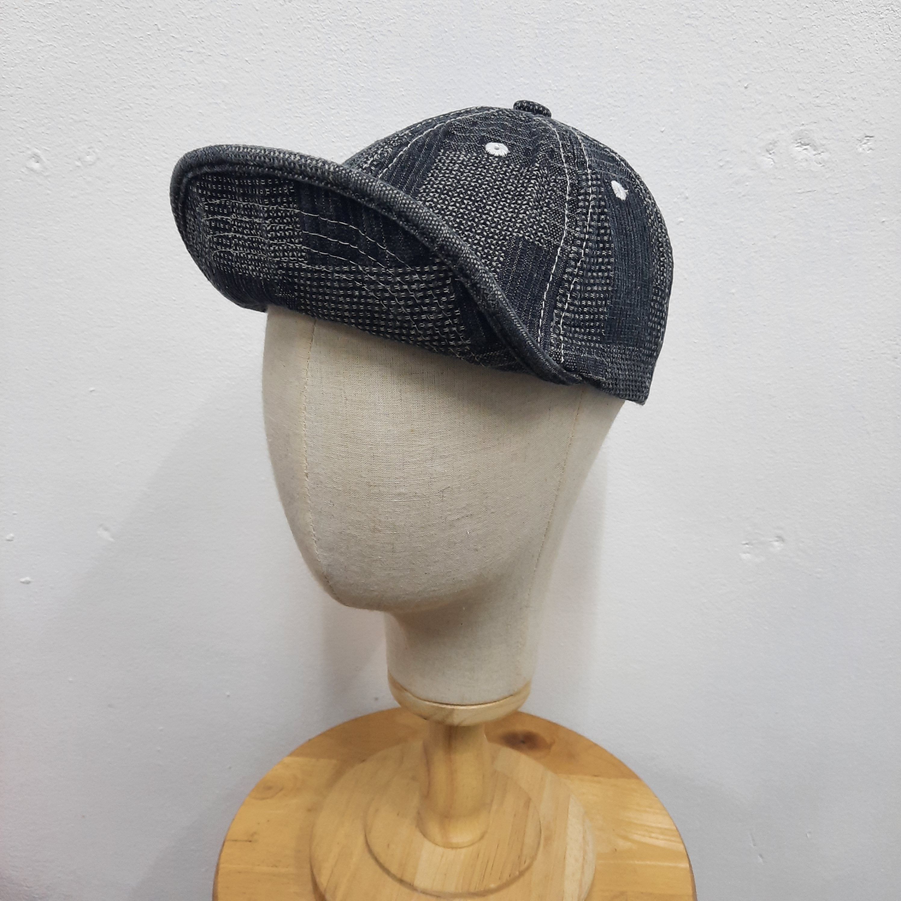Japanese Brand 💥 Japanese sashiko soft visor work cap Size ONE SIZE - 3 Thumbnail