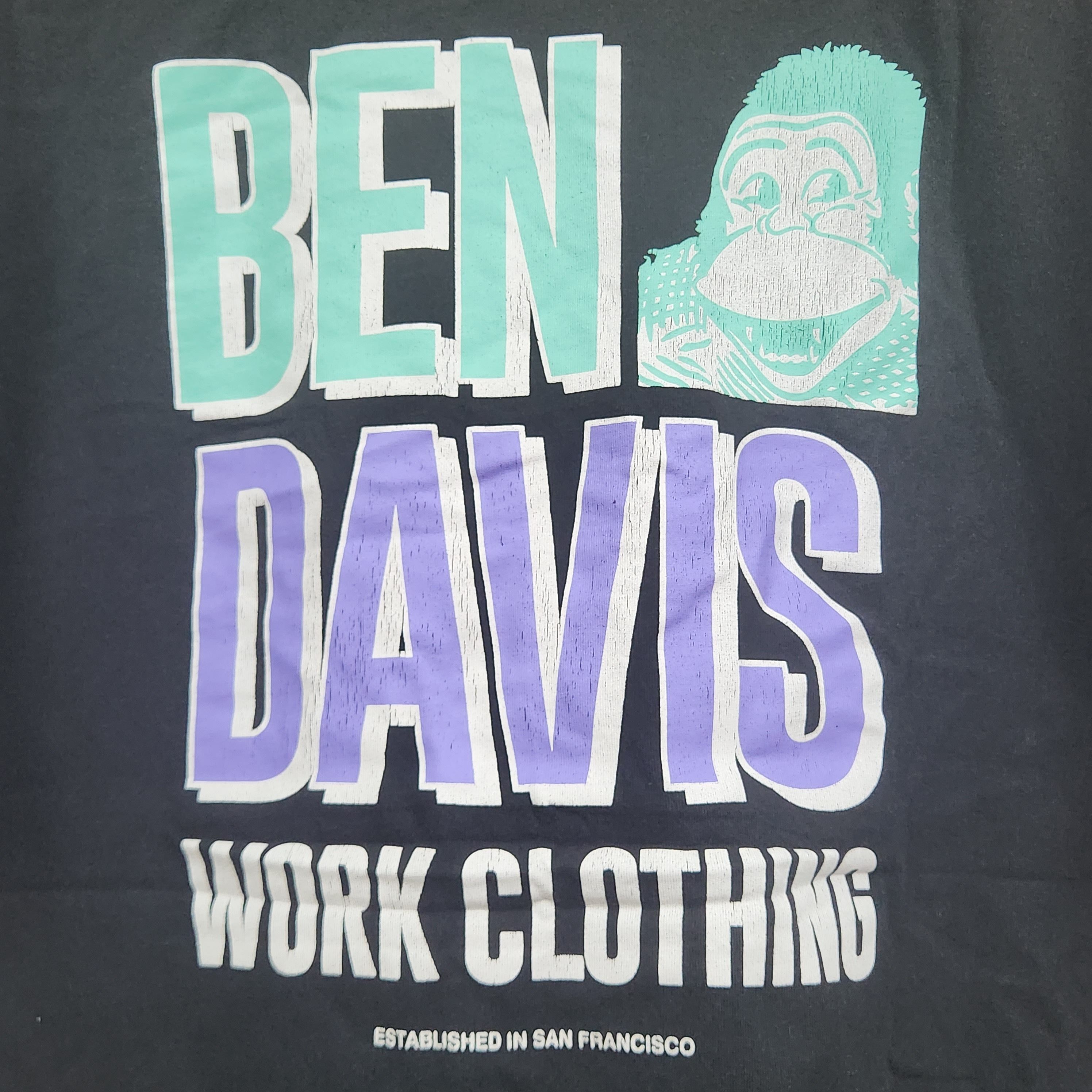 Ben Davis Vintage Y2K Ben Davies Big Logo TShirt Size US L / EU 52-54 / 3 - 19 Thumbnail