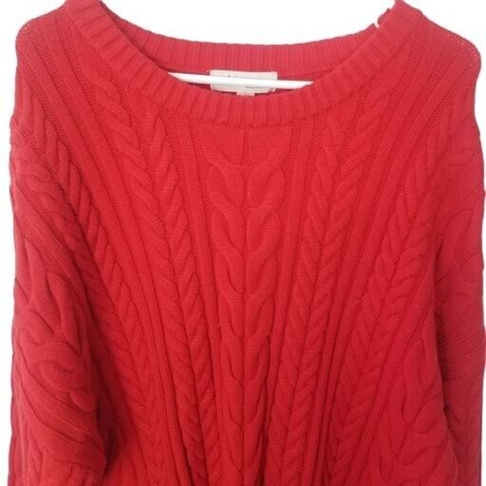 Phipps Philosophy Womens Cable Knit Fisherman Sweater XL Cabincore Size XL / US 12-14 / IT 48-50 - 2 Thumbnail