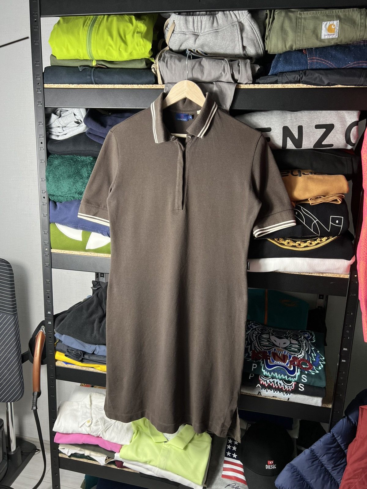 Moncler 🤎 Moncler Vintage Polo Dress Brown M Rare Find Size M / US 6-8 / IT 42-44 - 1 Thumbnail
