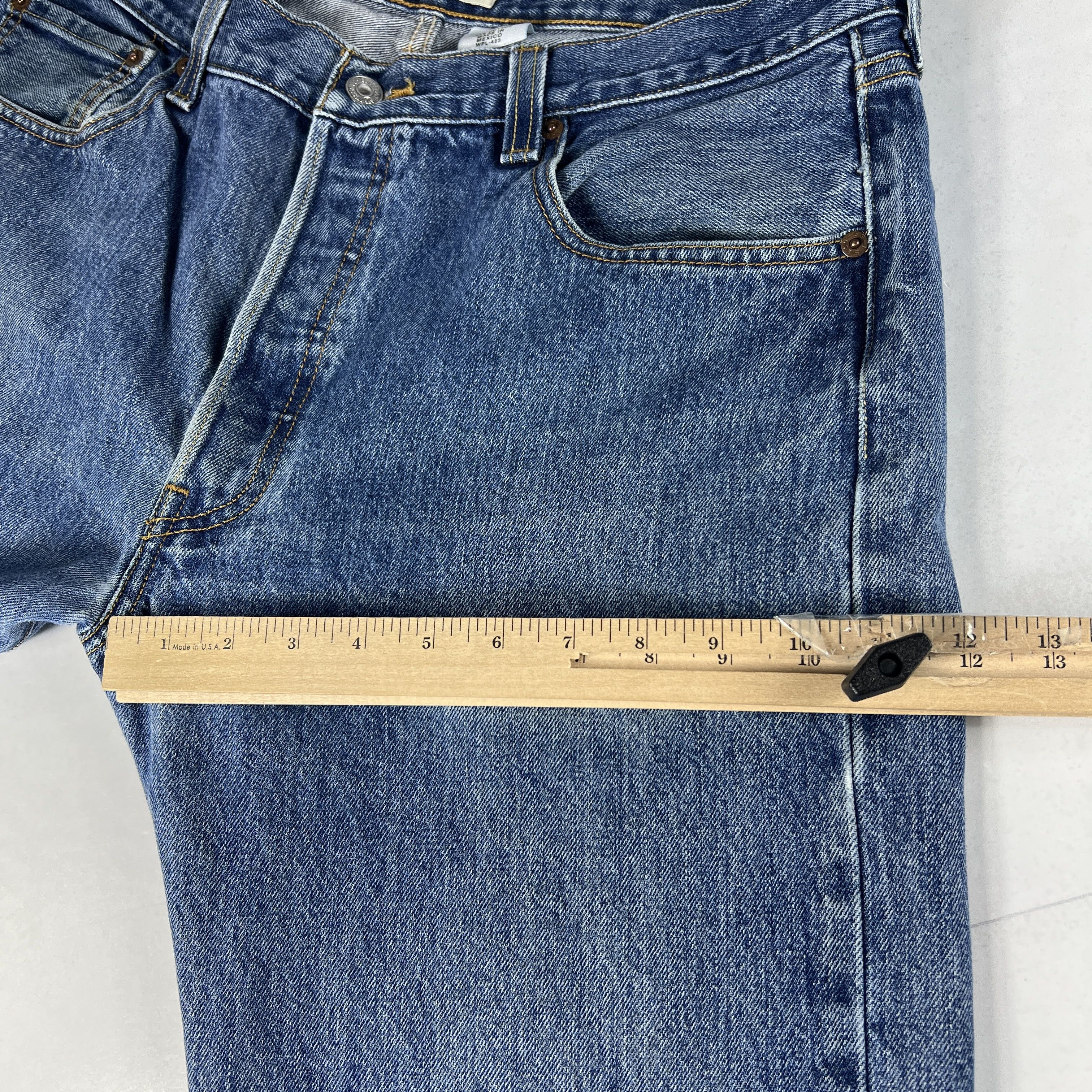 Levi's × Vintage Y2K Levi's Jeans 501 XX Straight Blue Faded Cotton Denim Size US 36 / EU 52 - 22 Thumbnail
