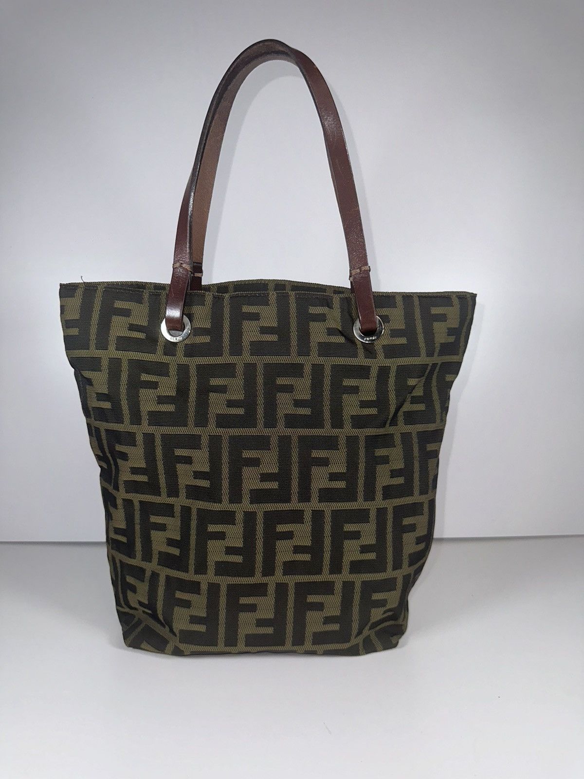Fendi FENDI Zucca Canvas Nylon Mini Shopper Tote Bag Size ONE SIZE - 5 Thumbnail