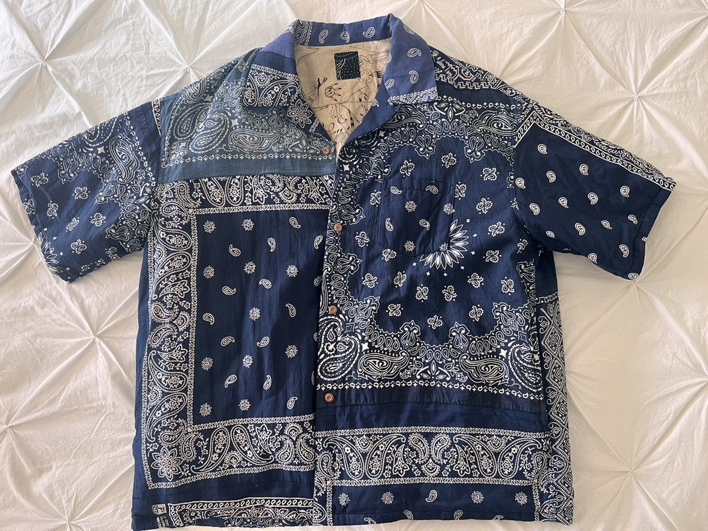 Visvim ICT Wallis down bandana shirt Size US XL / EU 56 / 4 - 1 Thumbnail
