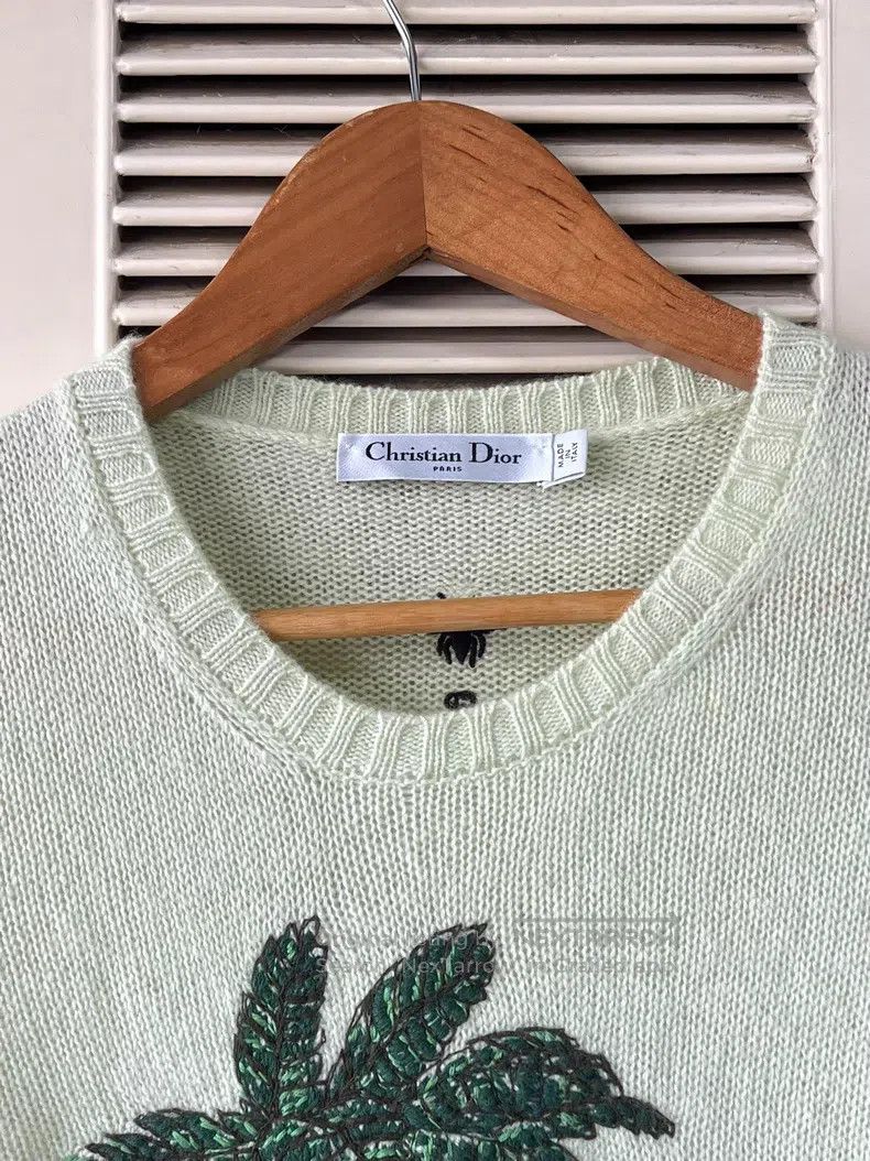 Dior Dior Cashmere embroidered sweater Size XS / US 0-2 / IT 36-38 - 3 Thumbnail
