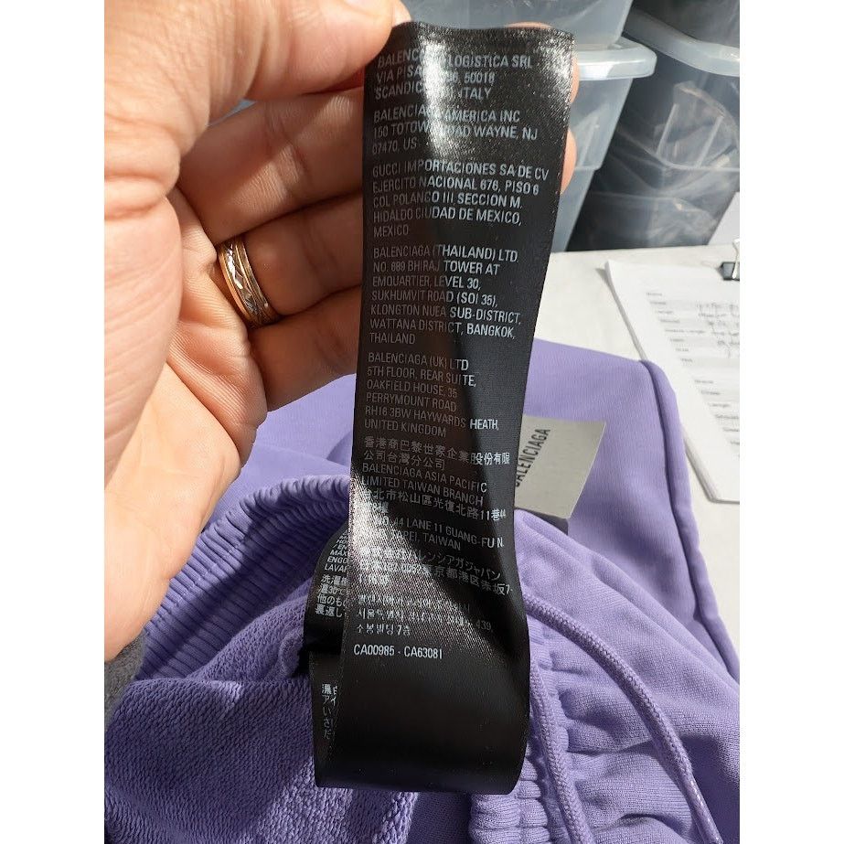 Balenciaga o1rshd1 Sweatpants & Joggers in Purple Size US 30 / EU 46 - 20 Thumbnail