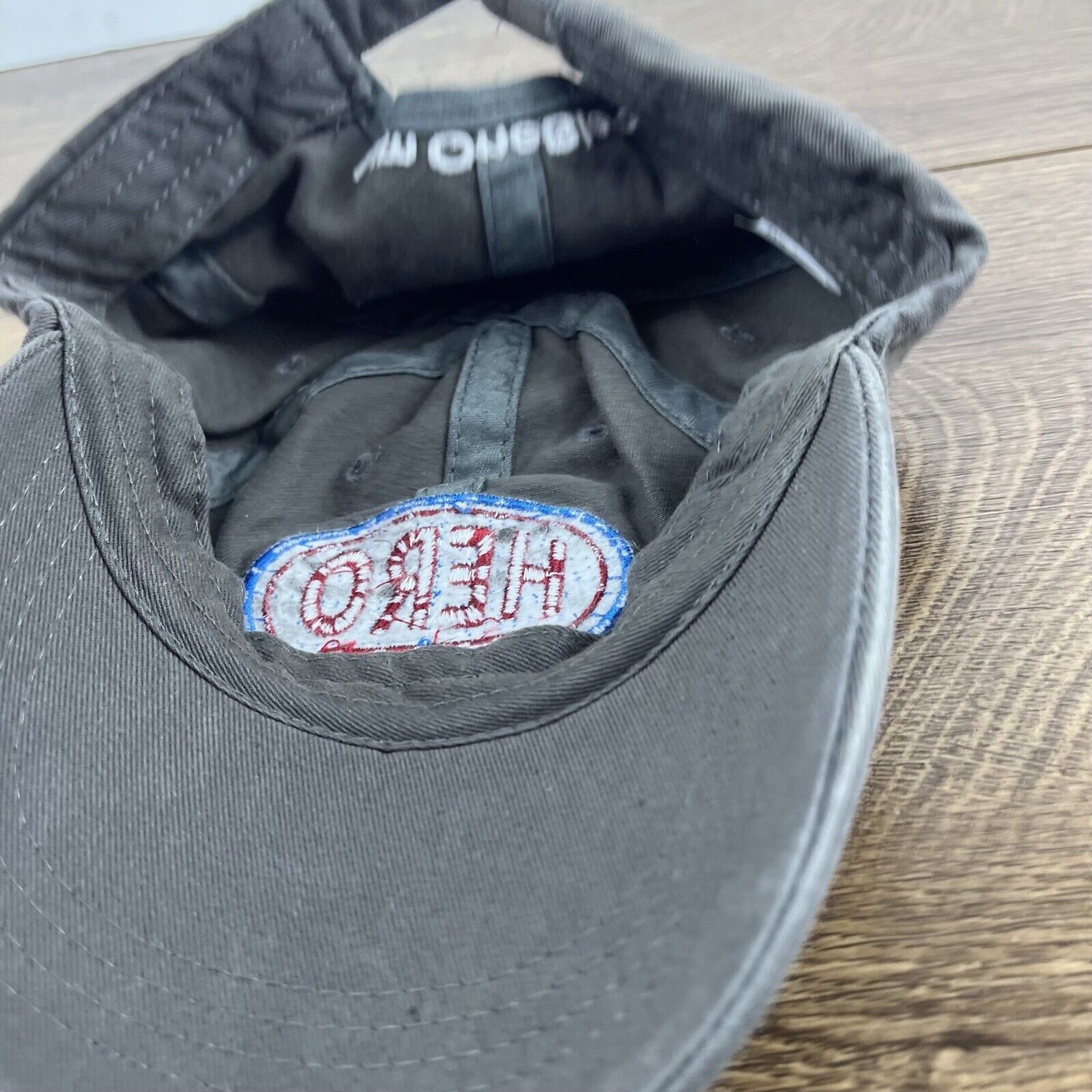 Other Gray Hero Hat Hero Baseball Hat Gray Adjustable Hat Gray Adu Size ONE SIZE - 13 Thumbnail