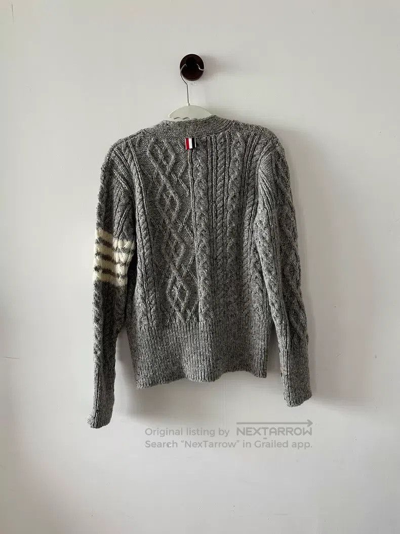 Thom Browne Thom Browne Gray wool cardigan Size US S / EU 44-46 / 1 - 2 Thumbnail