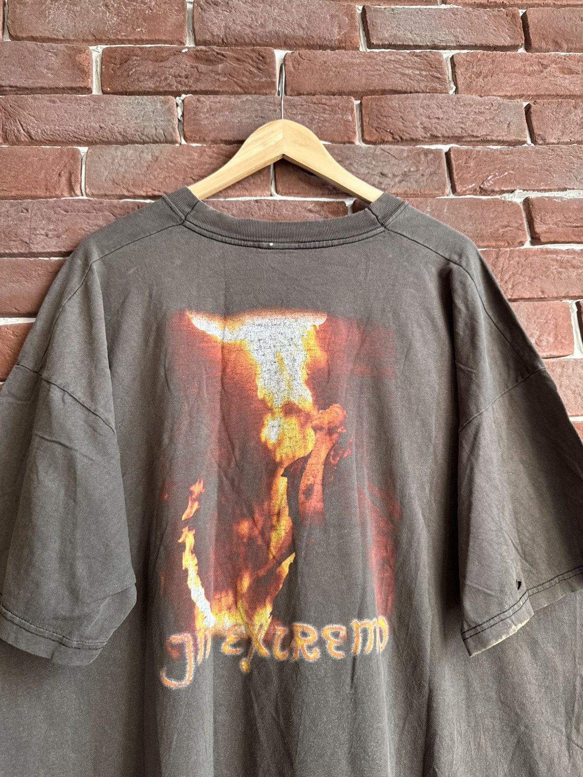 Band Tees Vintage 2001 In Extremo Vollmond Folk Metal Punk Washed Size US XL / EU 56 / 4 - 12 Thumbnail