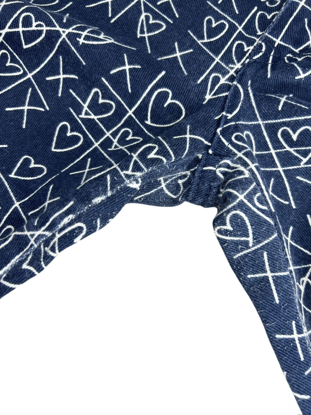 Moschino 90s Tic Tac Toe Trousers Size 27" / US 4 / IT 40 - 10 Thumbnail