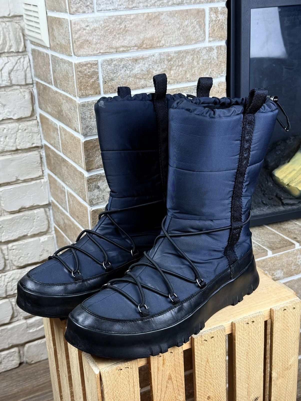Prada Prada Black Snow Boots Size US 9 / EU 42 - 3 Thumbnail