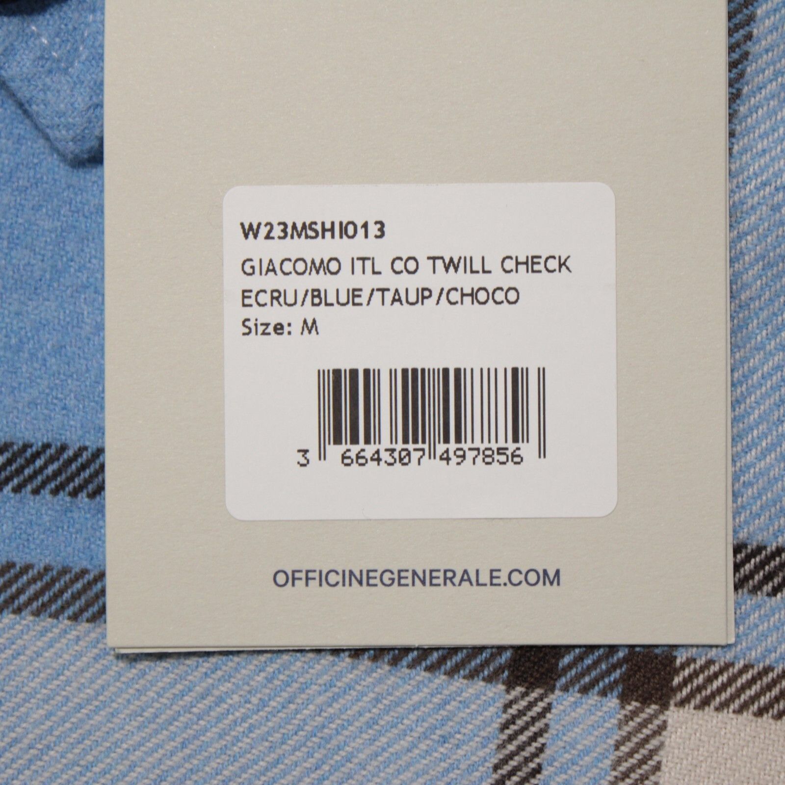 Officine Generale Officine Generale New with tags Shirt Size M US In Blue Size US M / EU 48-50 / 2 - 7 Thumbnail