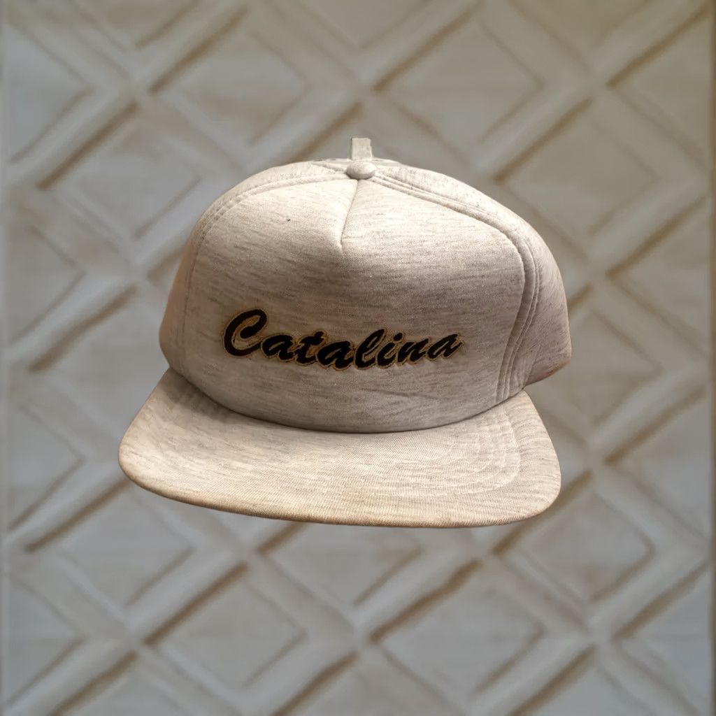 Catalina VINTAGE Hat Snapback Gray All Foam Catalina Destination Men One Size EUC Size ONE SIZE - 1 Thumbnail
