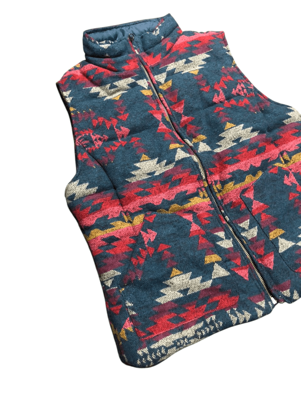 American Eagle Outfitters American Eagle Ortega Pattern Padded Down Vest Size US S / EU 44-46 / 1 - 4 Thumbnail