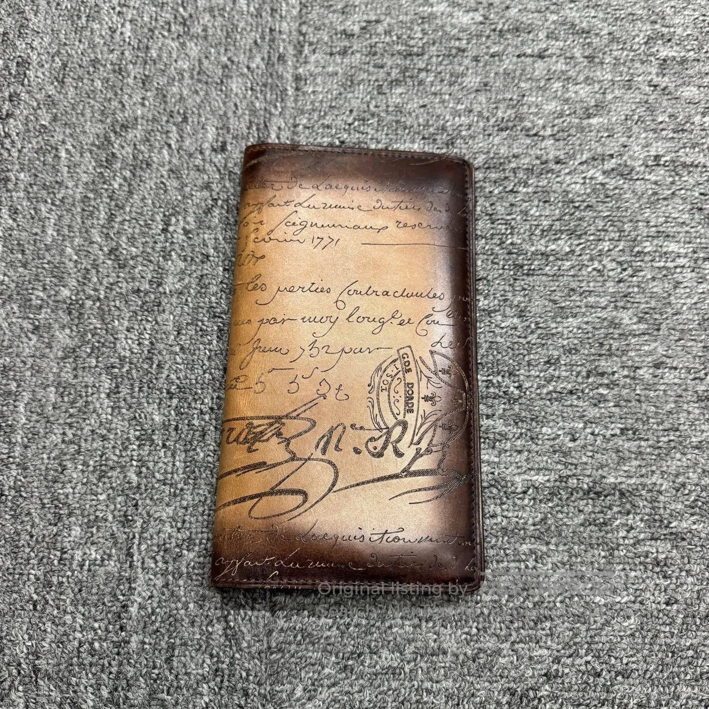 Berluti Berluti Wallet with aged-looking engravings| Size ONE SIZE - 2 Thumbnail