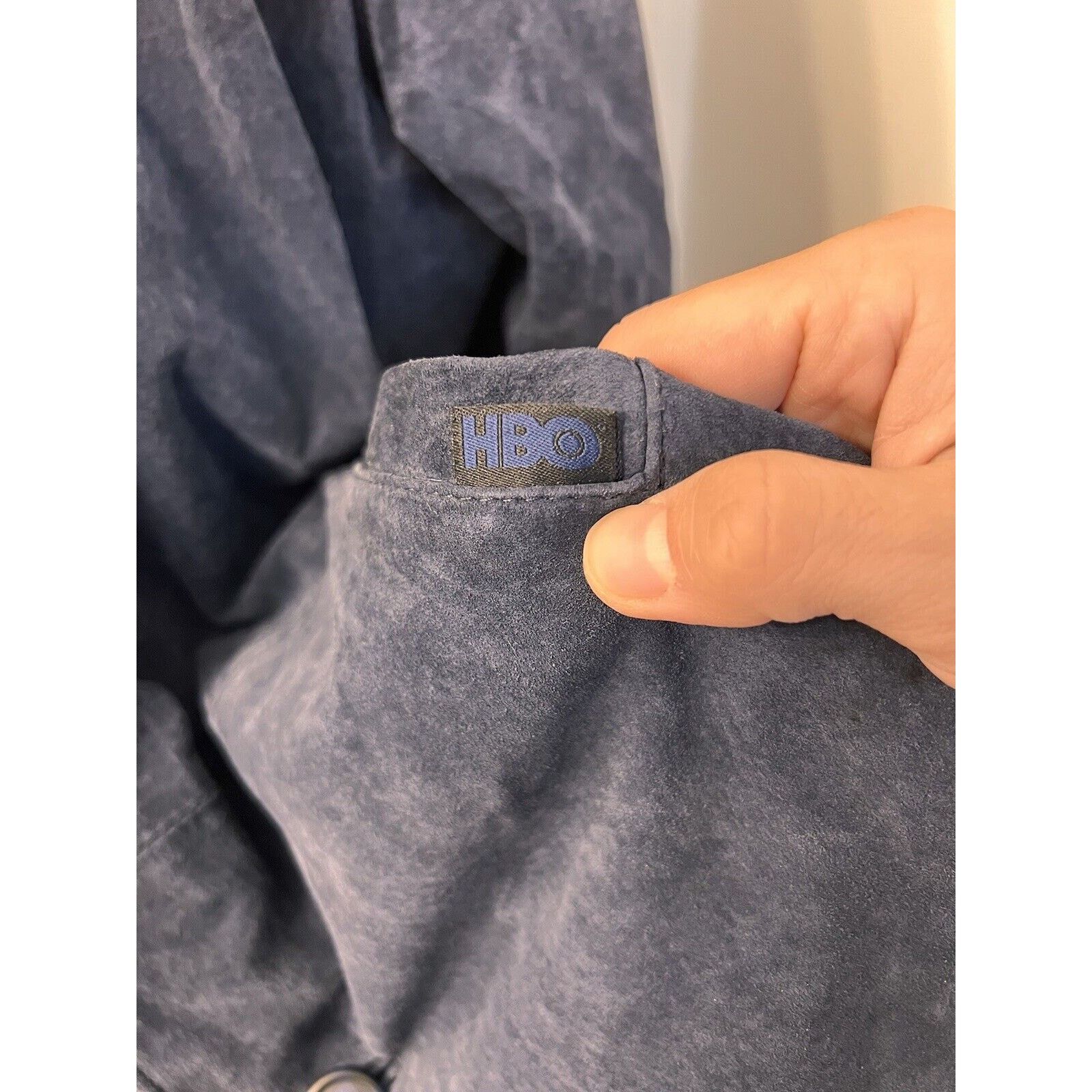 Other HBO Max Series Blue Suede Fleece Lined Coat Mens Size 2XL Size US XXL / EU 58 / 5 - 7 Thumbnail