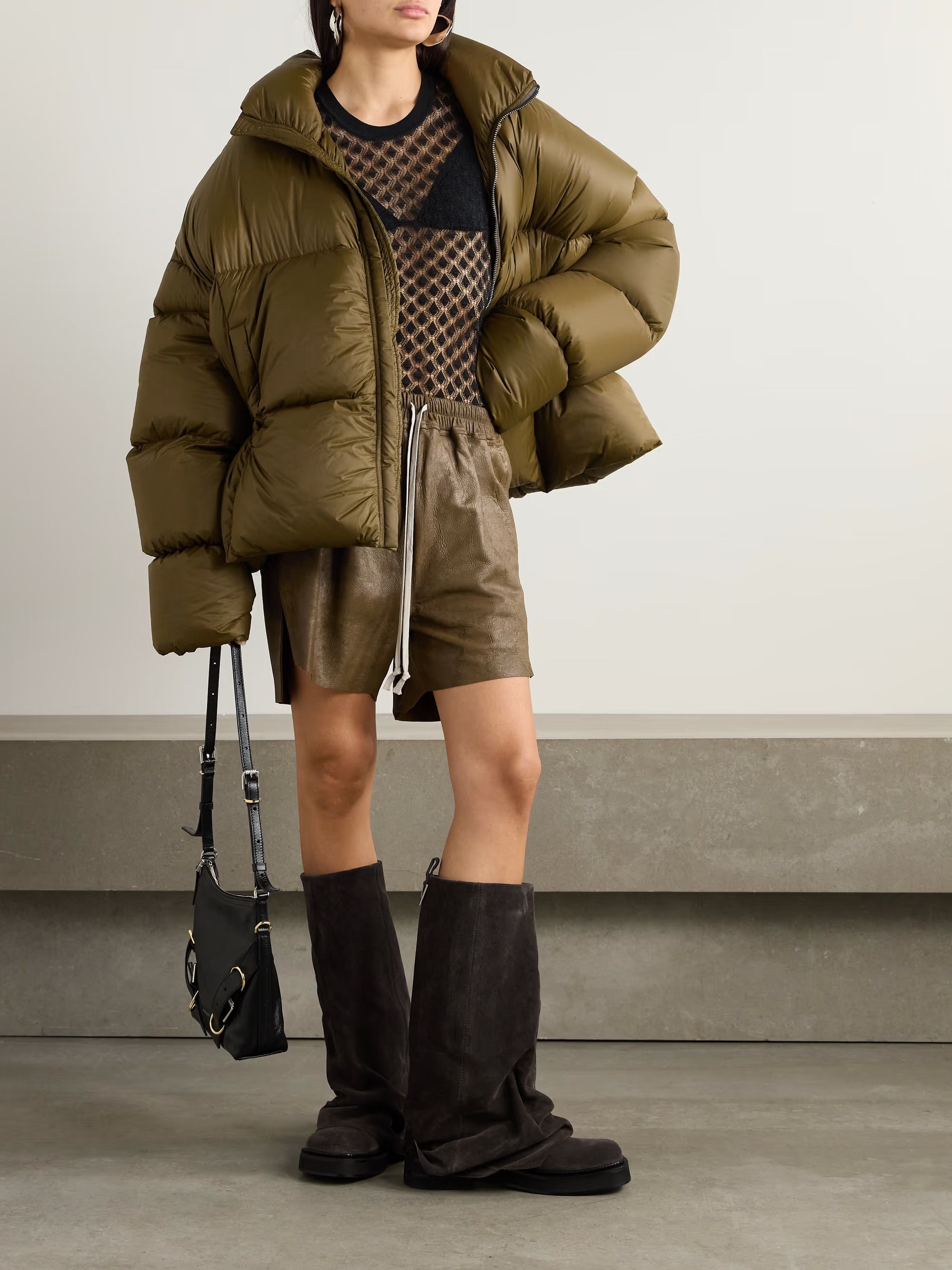 Rick Owens o1y0126 Short in Brown Size 27" / US 4 / IT 40 - 2 Thumbnail