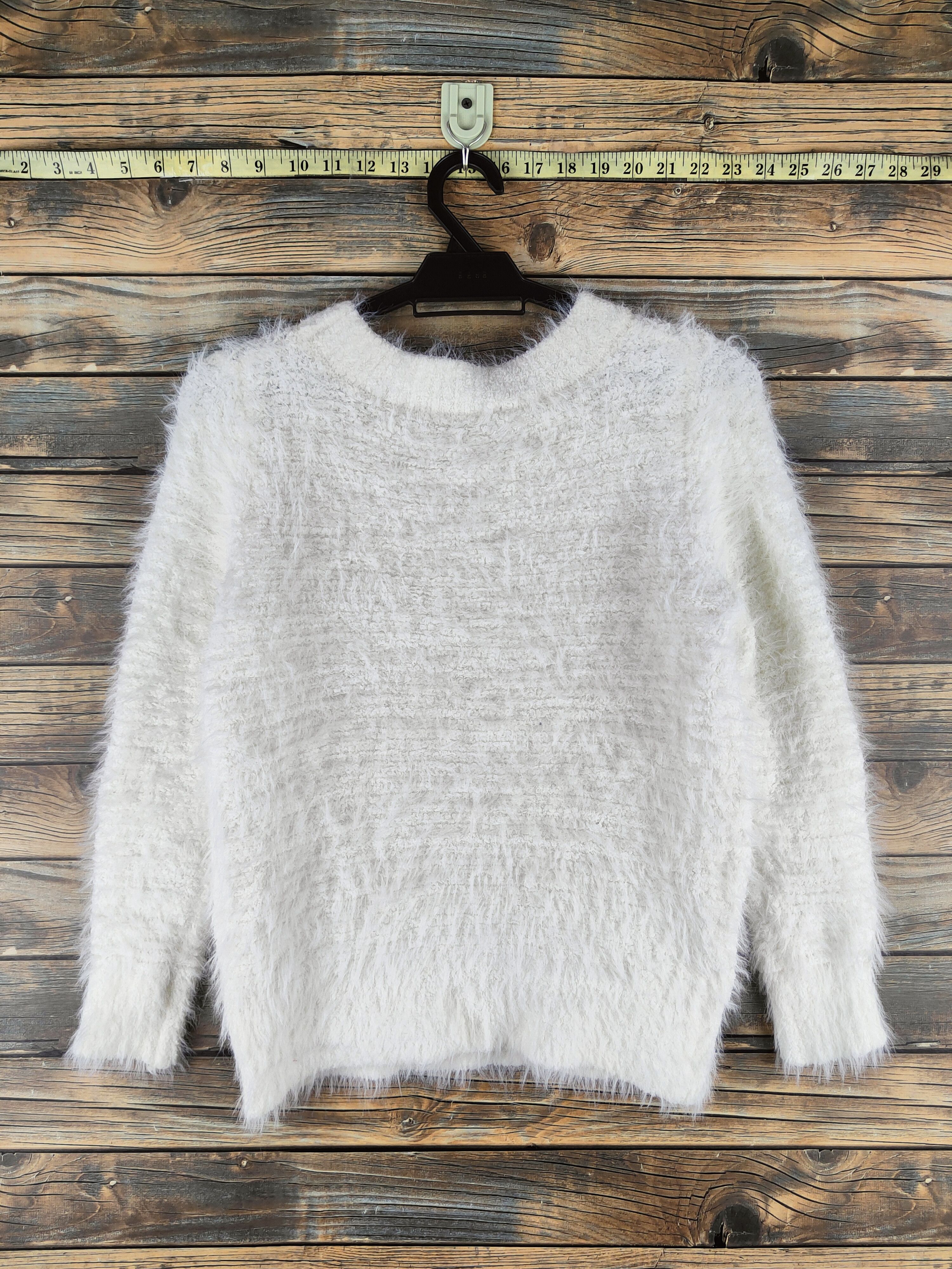 Japanese Brand DL Chocol Raffine Cream Fur Mohair Knitwear #sp46-470 Size S / US 4 / IT 40 - 8 Thumbnail
