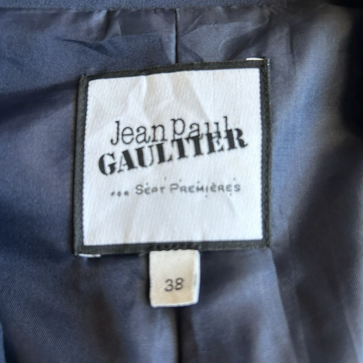 Jean Paul Gaultier Jean Paul Gaultier Sept Premieres Navy Blazer Sz 38 Size M / US 6-8 / IT 42-44 - 3 Thumbnail
