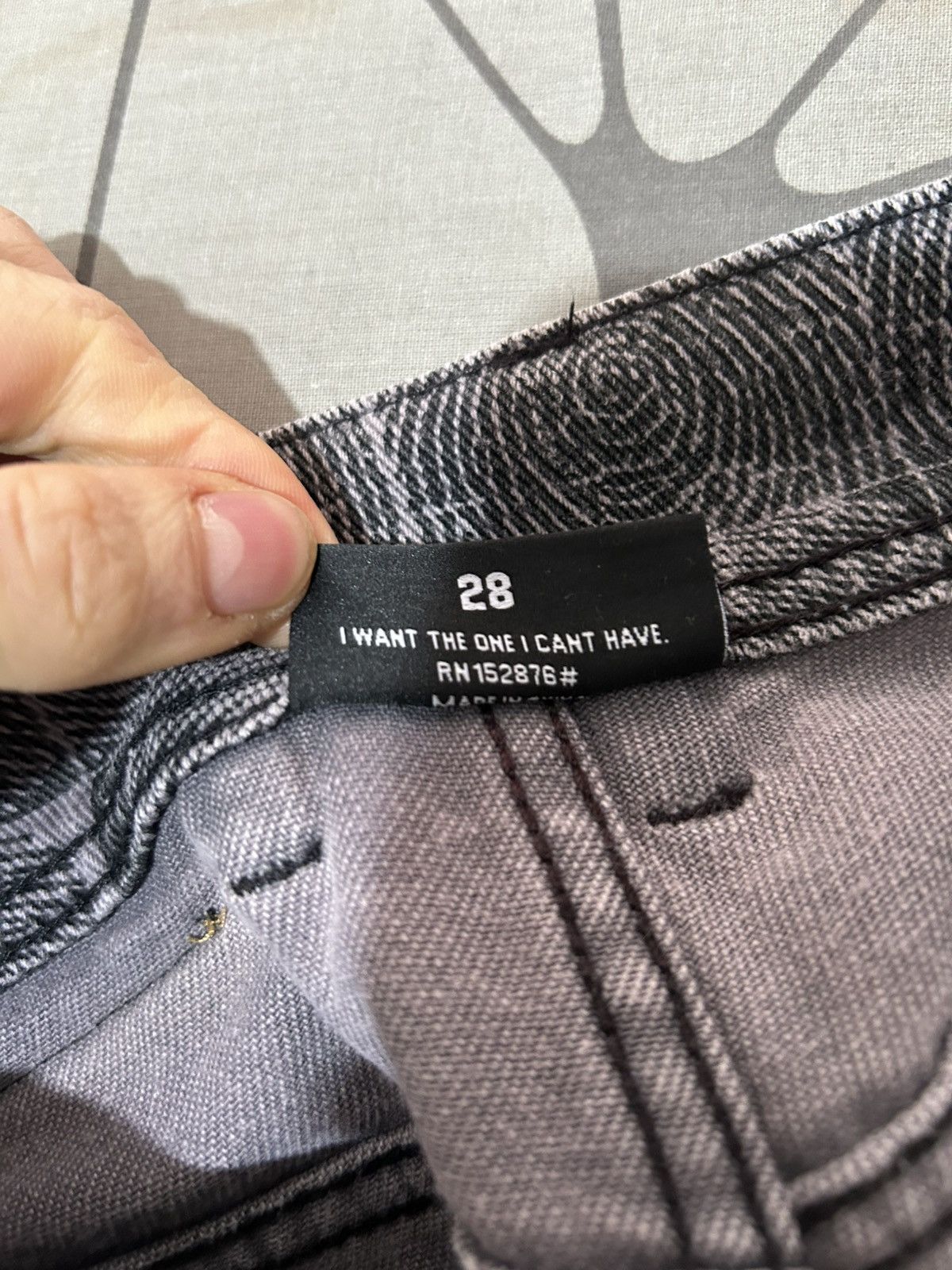 Pleasures Pleasures Avant Garde Denim Jeans Alternative Grunge Roc Size US 28 / EU 44 - 10 Thumbnail