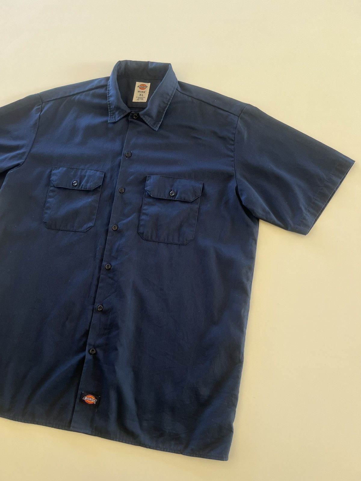 Vintage Vintage Dickies Work Shirt Button Up Double Pocket Size US XL / EU 56 / 4 - 3 Thumbnail