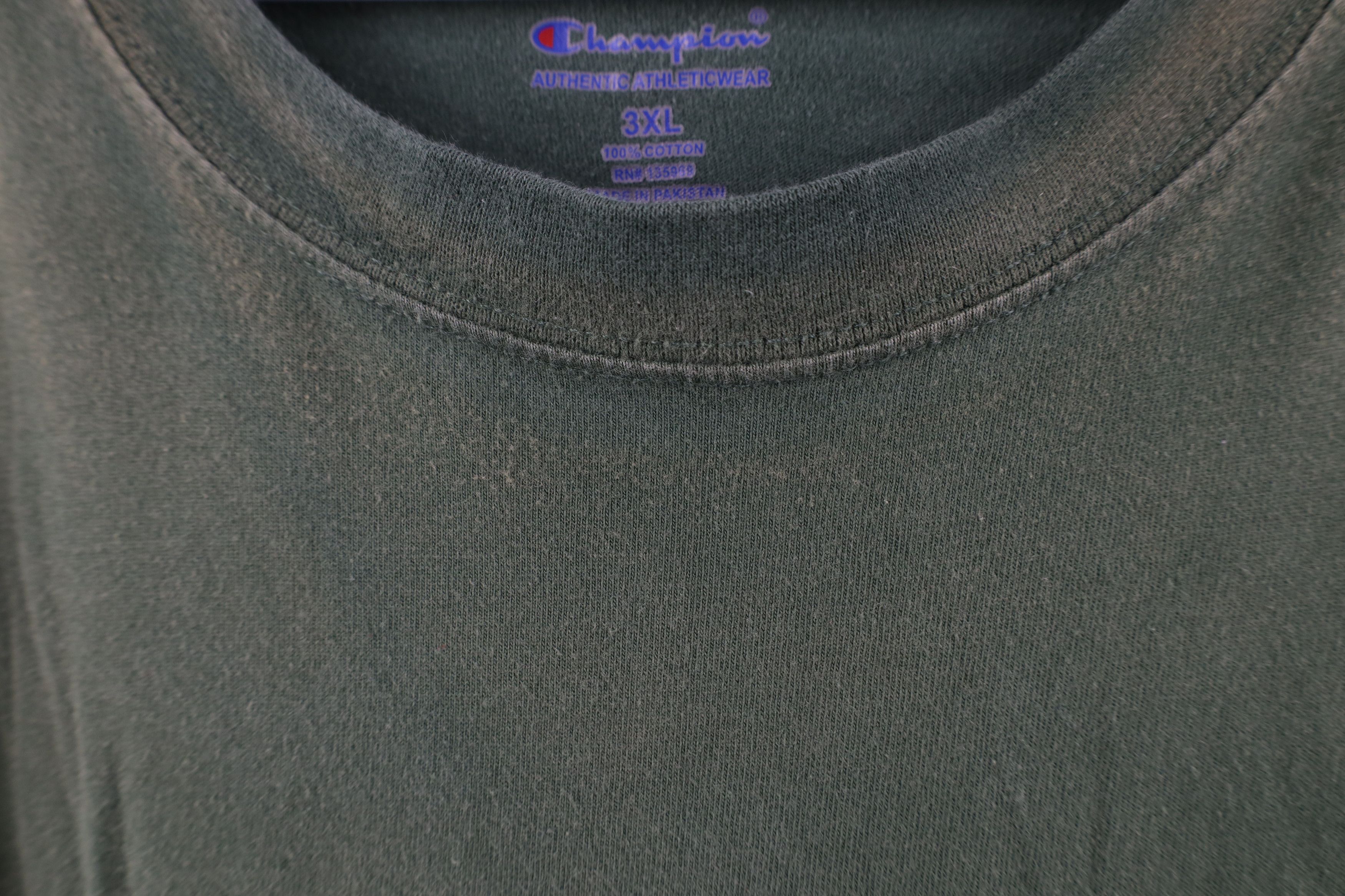 Champion Vintage Y2K Champion Sun Faded Classic Logo T-Shirt Green Size US XXL / EU 58 / 5 - 6 Thumbnail