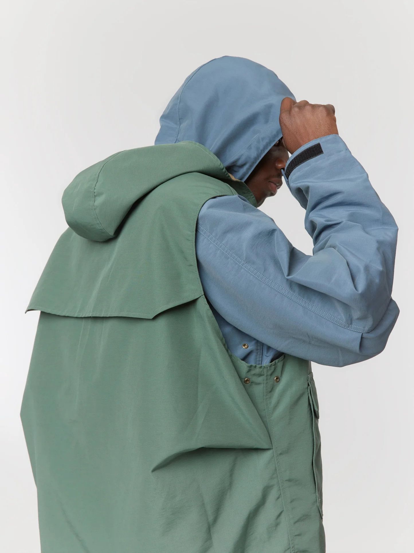 Kapital $781 Kapital 60/40 Cloth Hooded GALE Vest Size US XXL / EU 58 / 5 - 6 Thumbnail