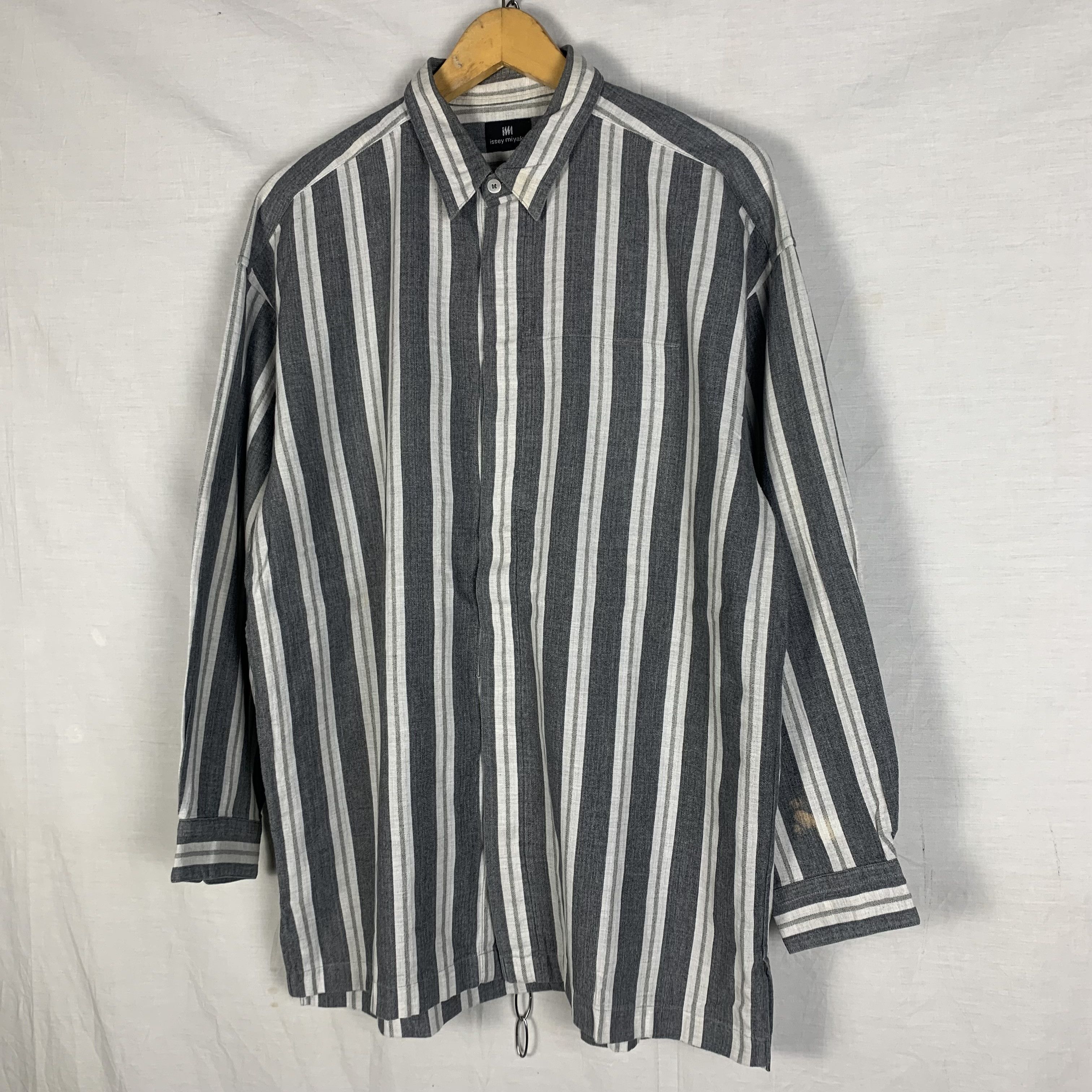 Issey Miyake Issey Miyake Striped Shirt Size US M / EU 48-50 / 2 - 2 Thumbnail