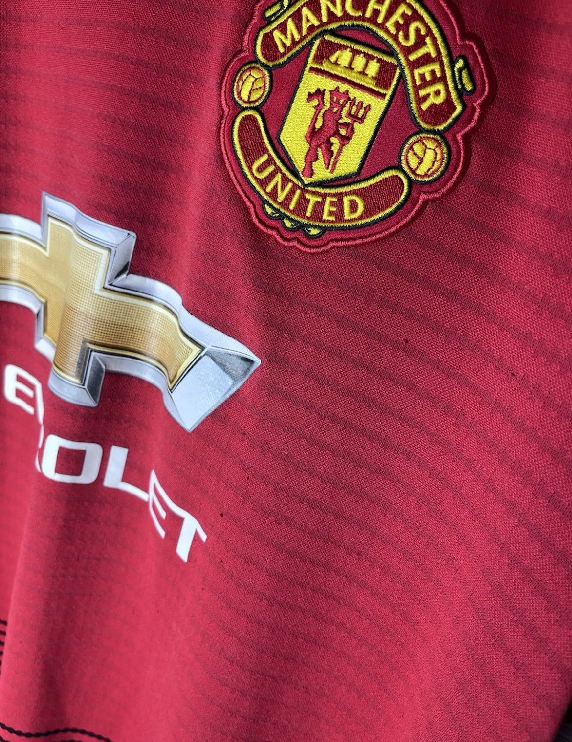 Adidas Soccer jersey adidas Manchester United #6 Pogba Men 17/2018 Size US L / EU 52-54 / 3 - 8 Thumbnail
