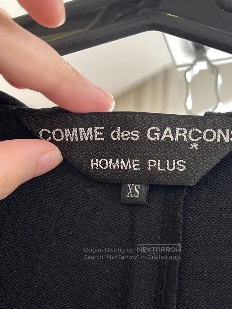 Comme des Garcons CDG Homme Plus Graffiti Rivet Trench Coat. Size US XS / EU 42 / 0 - 7 Thumbnail