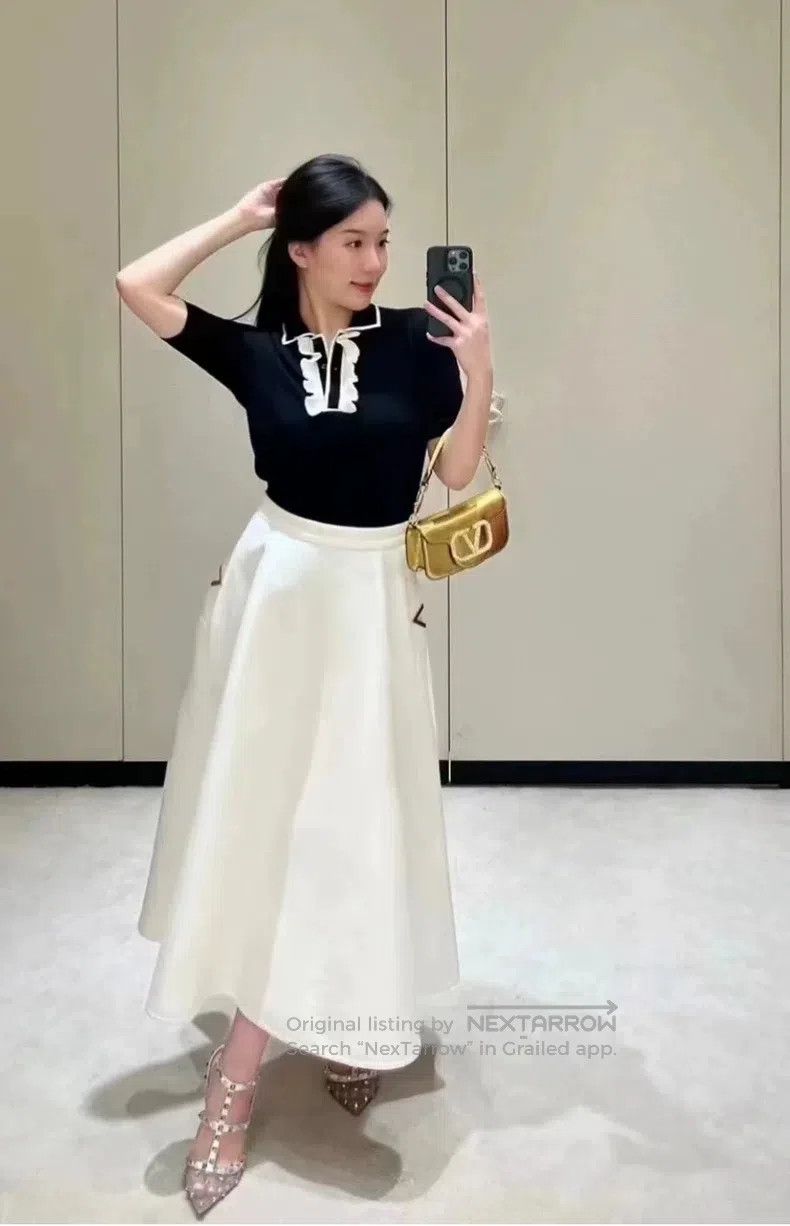 Valentino Valentino White skirt Size S / US 4 / IT 40 - 3 Thumbnail