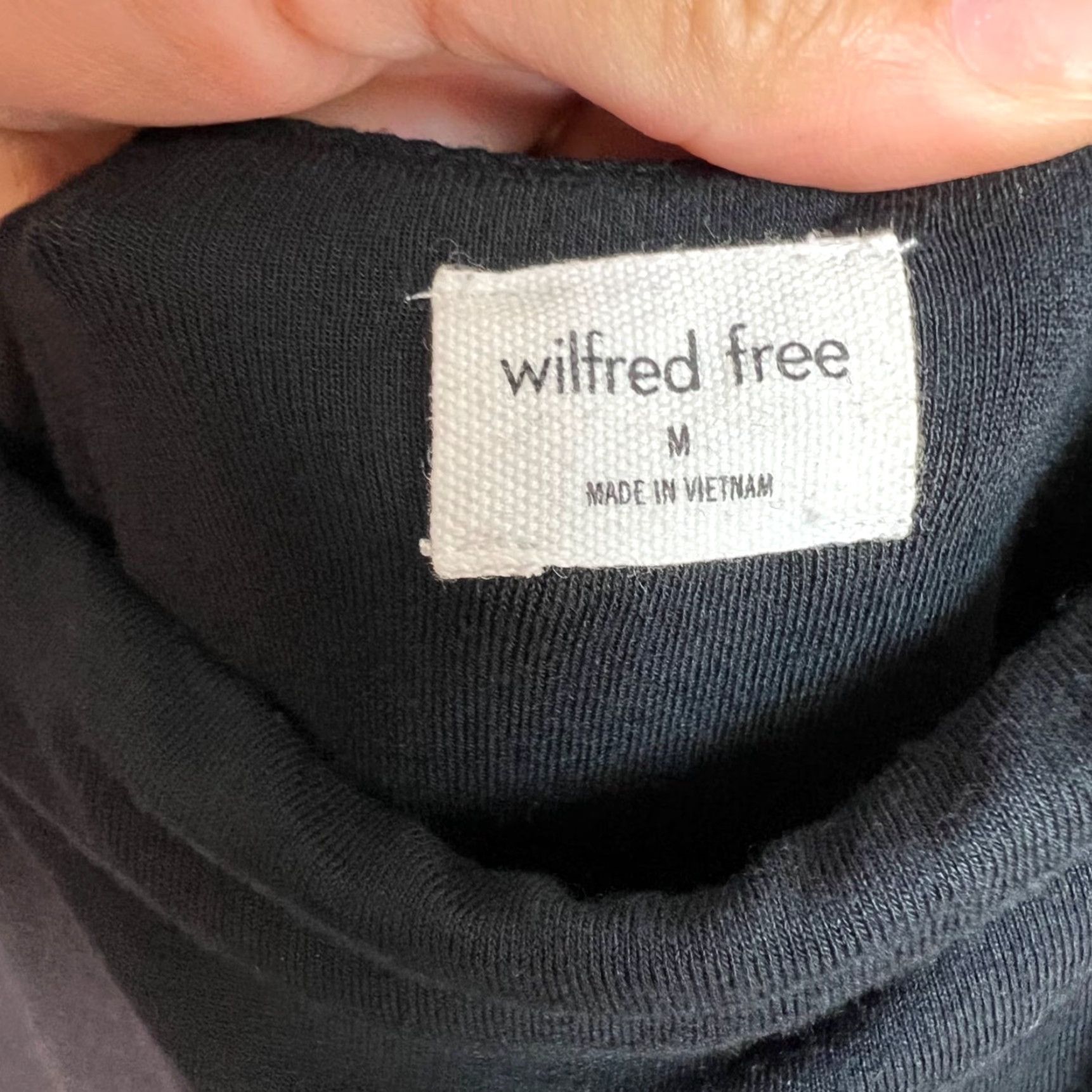 Vintage VINTAGE Wilfred Free Black Cowl Neck Slip Dress Womens Size Medium Size M / US 6-8 / IT 42-44 - 3 Thumbnail