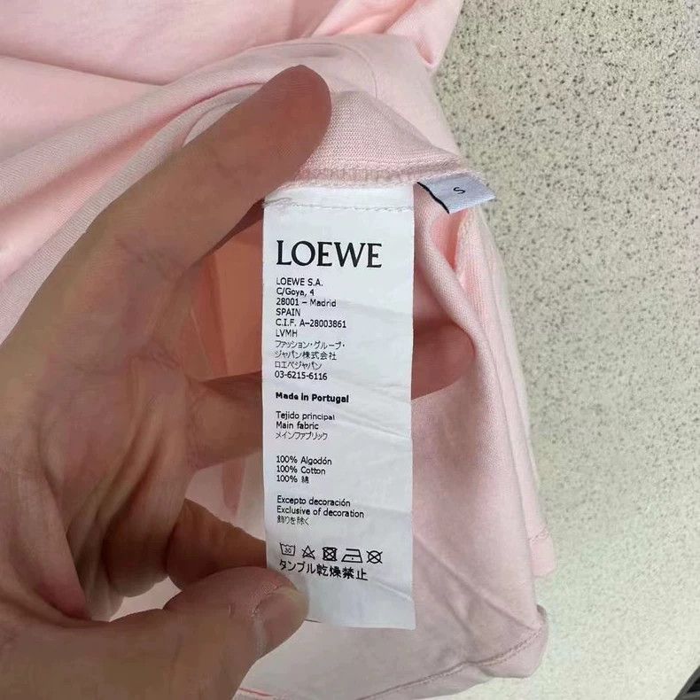 Loewe LOEWE Patch pink logo short sleeves Size S / US 4 / IT 40 - 4 Thumbnail