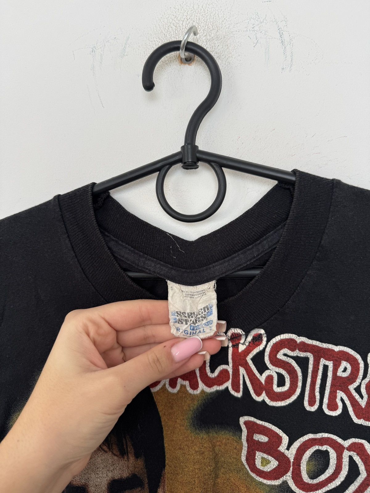 Band Tees × Vintage Vintage 90's Back Street Boys Over Print T-Shirt Size US S / EU 44-46 / 1 - 15 Thumbnail