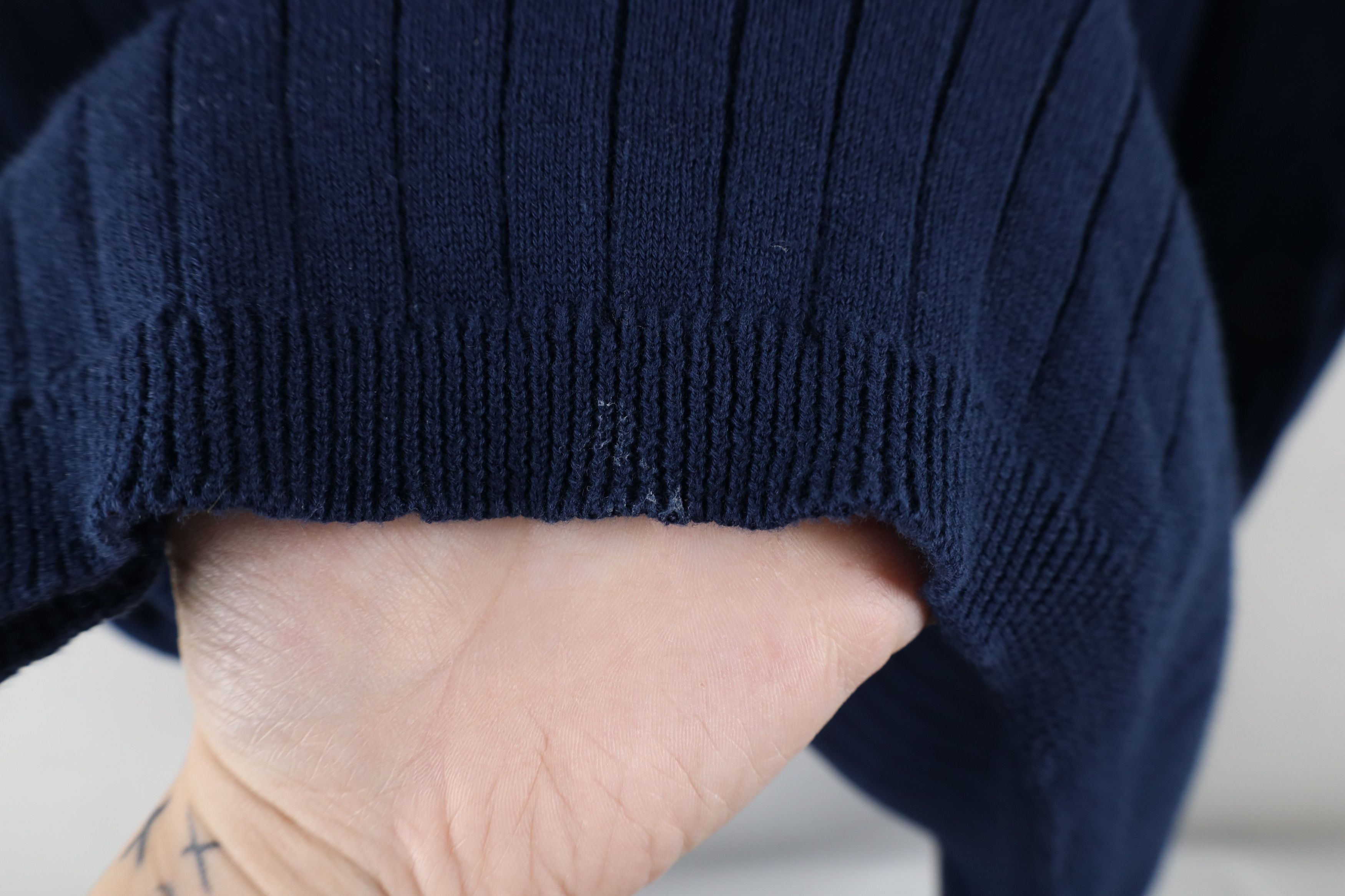 Adidas Vintage Adidas Out Cotton Ribbed Knit Sweater Vest Blue Size US XXL / EU 58 / 5 - 6 Thumbnail