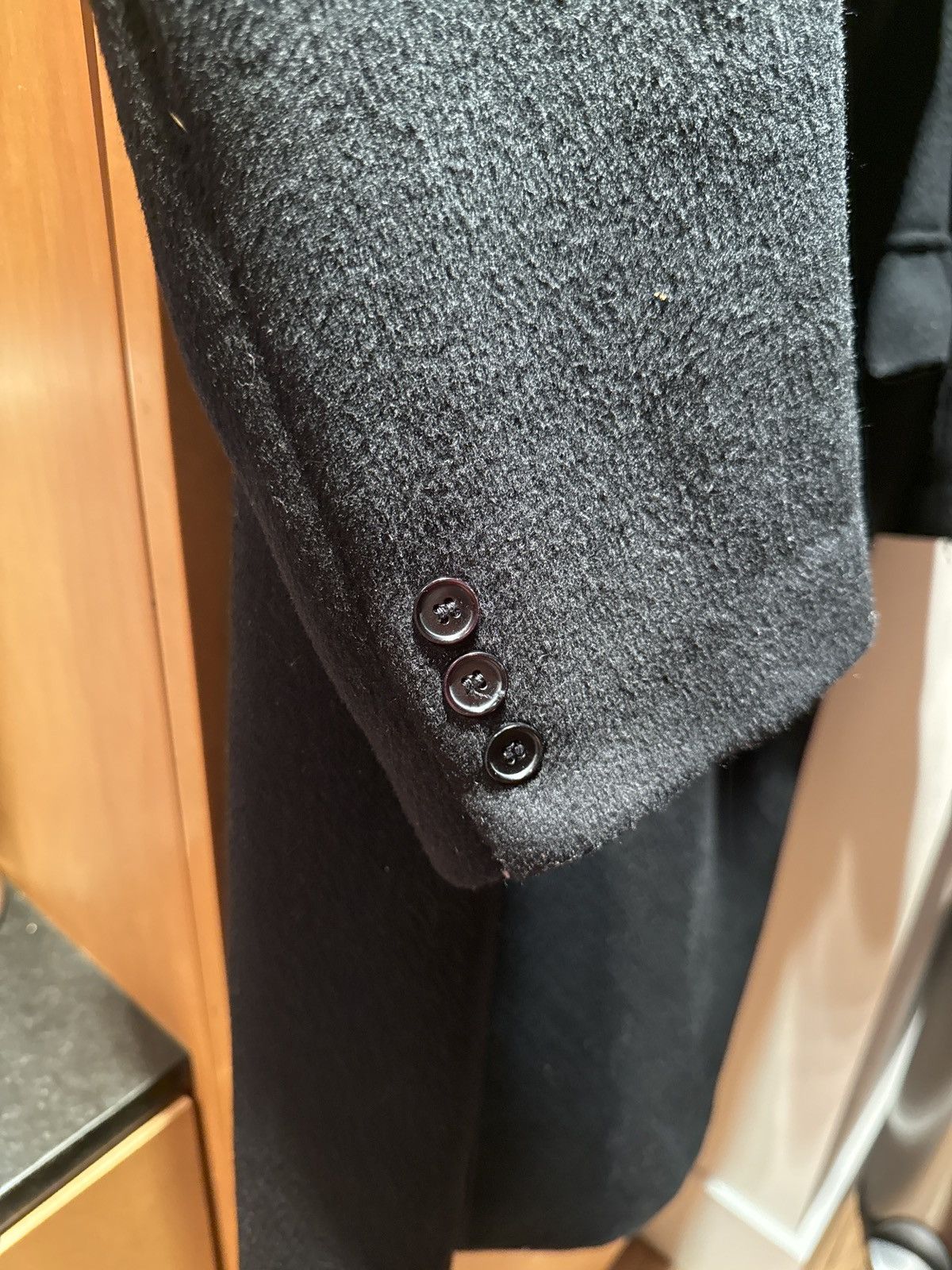 Vintage Wool Double Breasted Overcoat Size US L / EU 52-54 / 3 - 4 Thumbnail