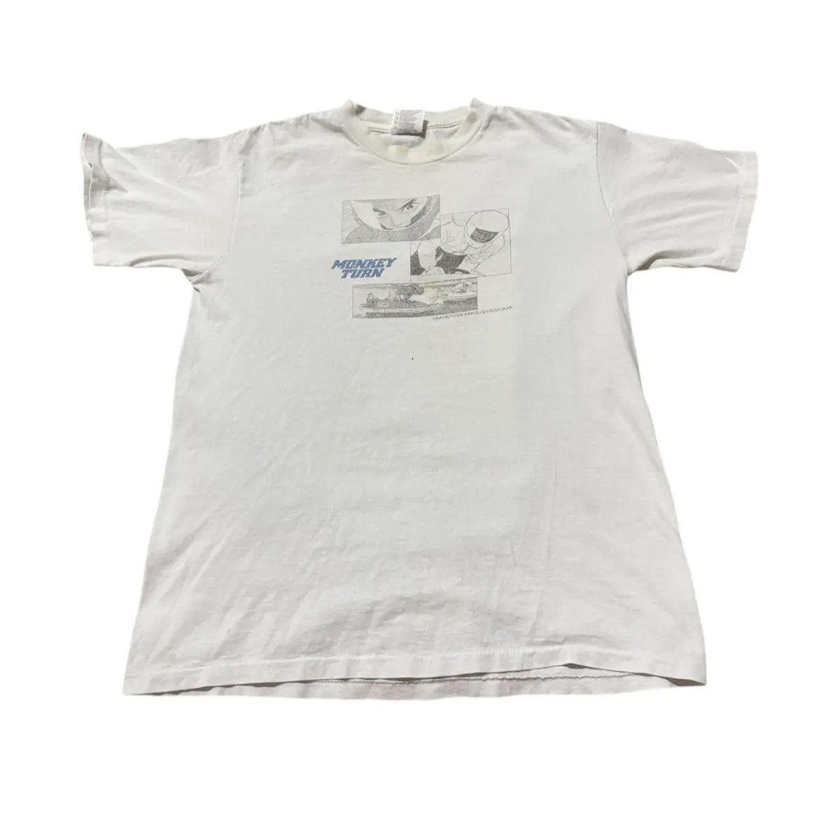 Vintage 90s Monkey Turn Manga Anime T Shirt Thrashed