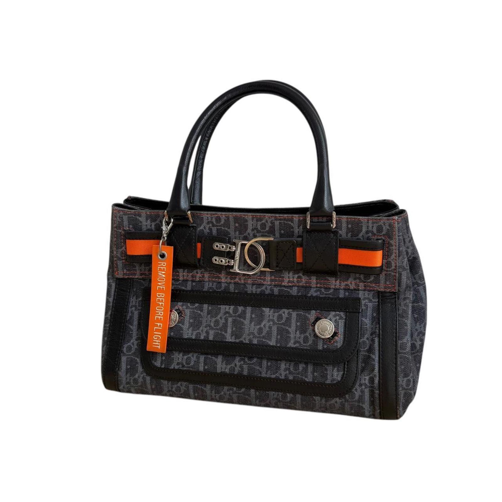 Christian Dior Monsieur Christian Dior Women's Grey and Blue Bag Size ONE SIZE - 2 Thumbnail