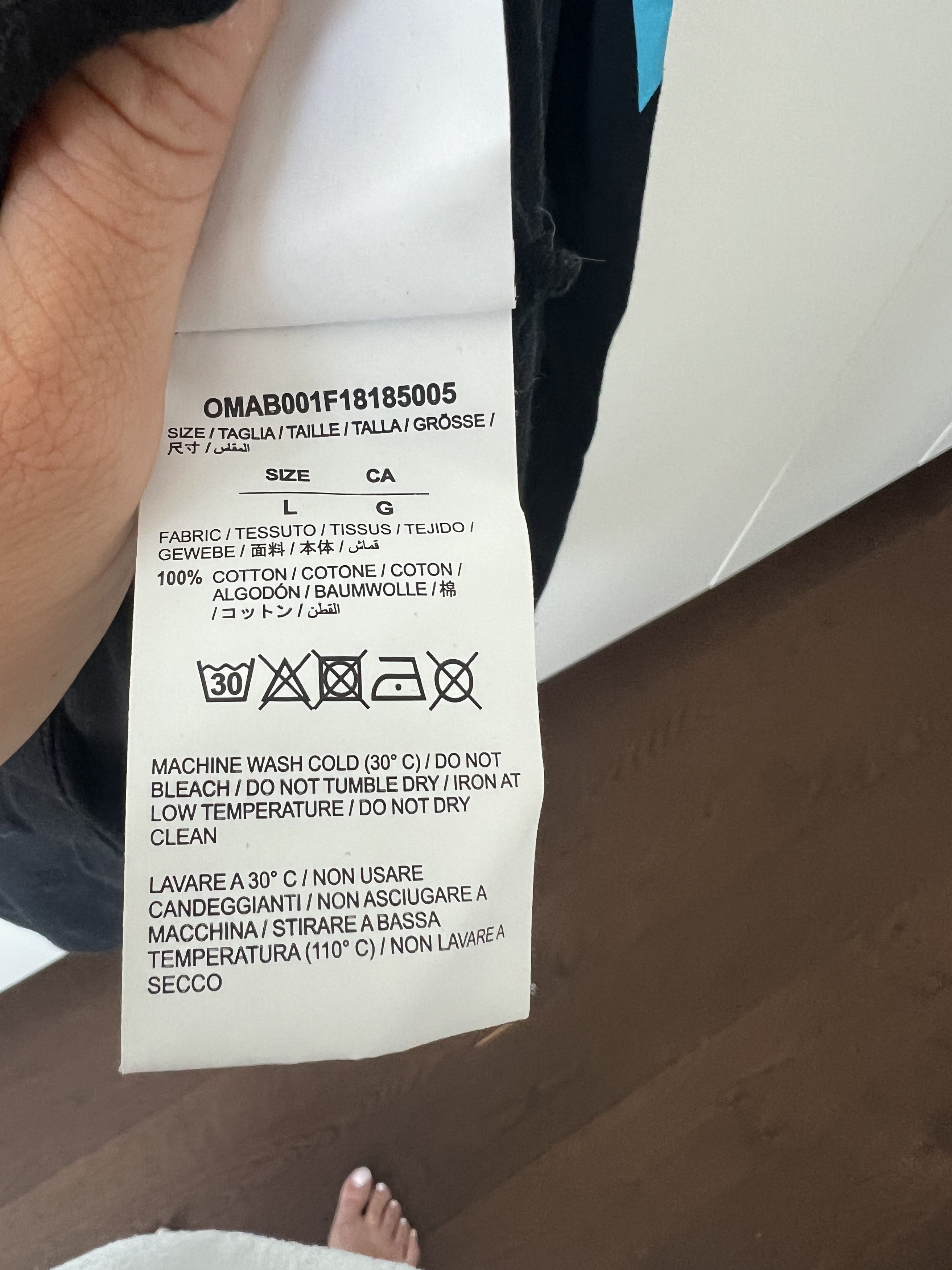 Off-White OFF-WHITE Black Gradient Long Sleeve T-Shirt Size L / US 10 / IT 46 - 6 Thumbnail