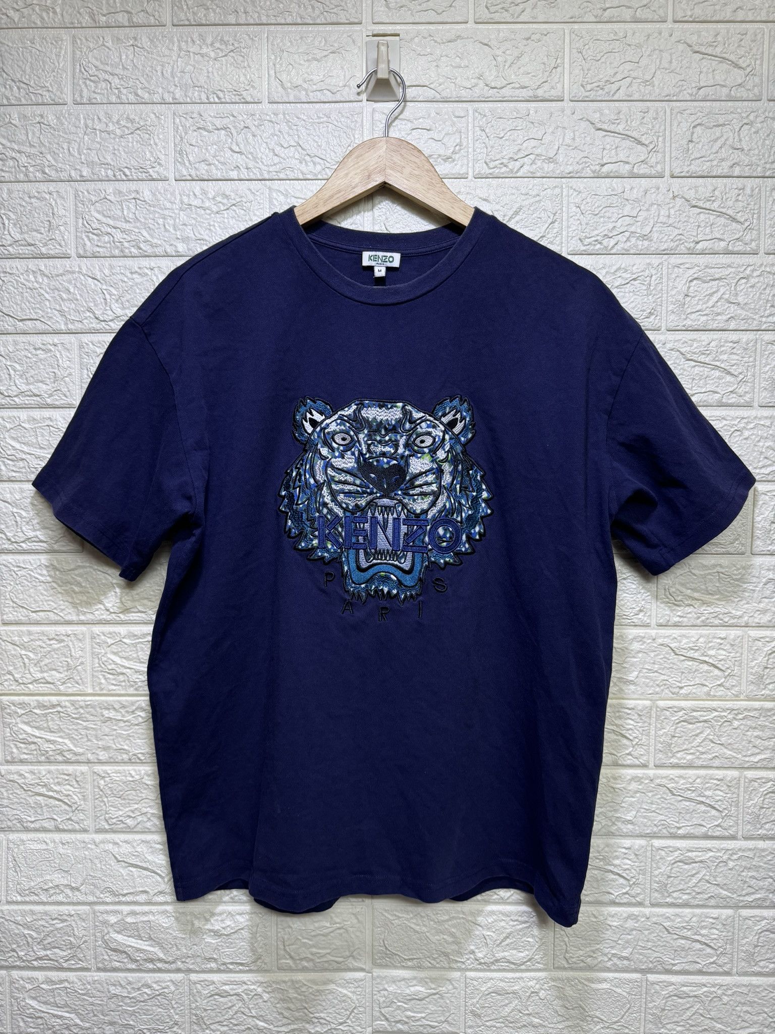 Japanese Brand × Kenzo Kenzo Paris Embroidered Big Logo Size US M / EU 48-50 / 2 - 1 Thumbnail